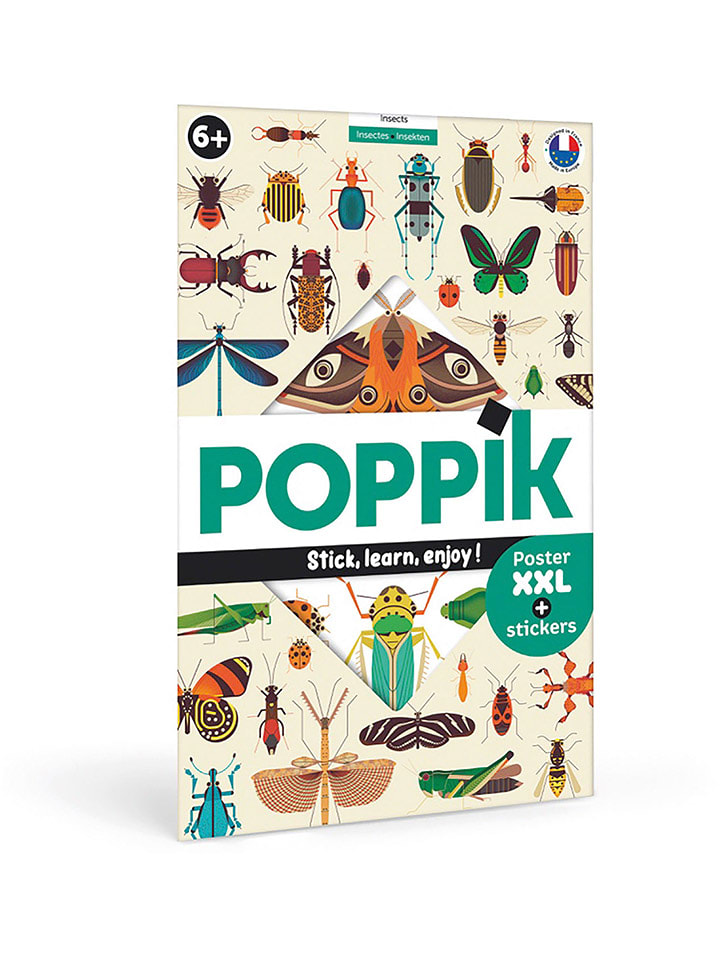 Ploppik Sticker-Lernposter "Insekten" - ab 6 Jahren - 27% | Kreativbedarf-diy