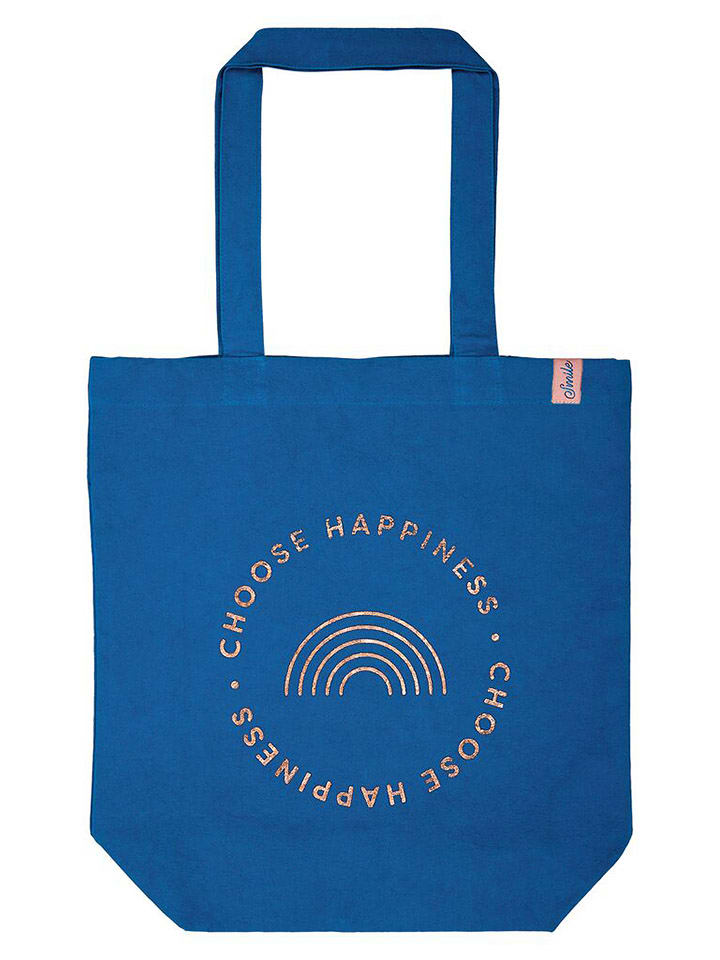 moses. Shopper "Choose Happiness" in Blau - 13% | Herrentaschen
