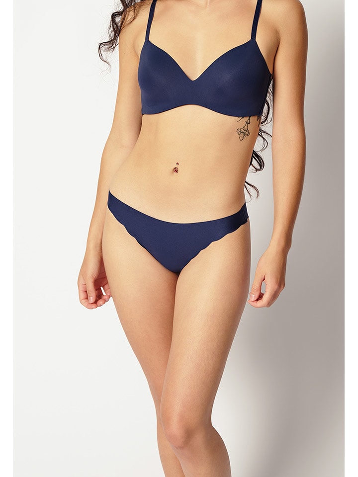 Skiny Slip in Dunkelblau - 62% | Größe 36 | Damen-unterteile