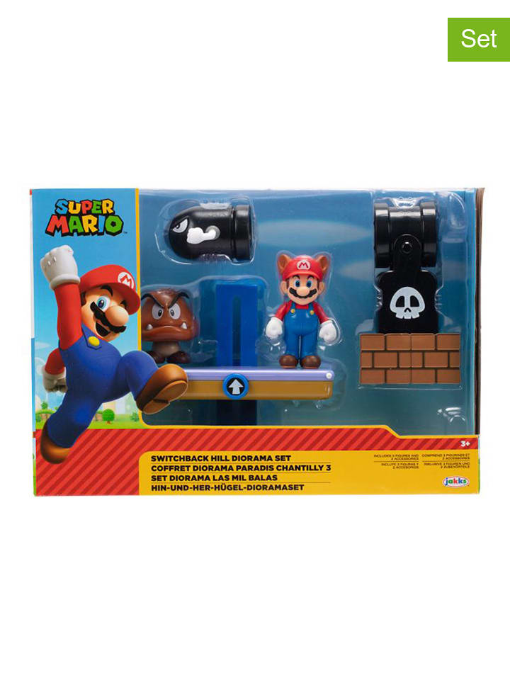 Nintendo Super Mario Spielset "Nintendo Super Mario Switchback Hill Diorama" - ab 3 Jahren - 12% | Spielfiguren