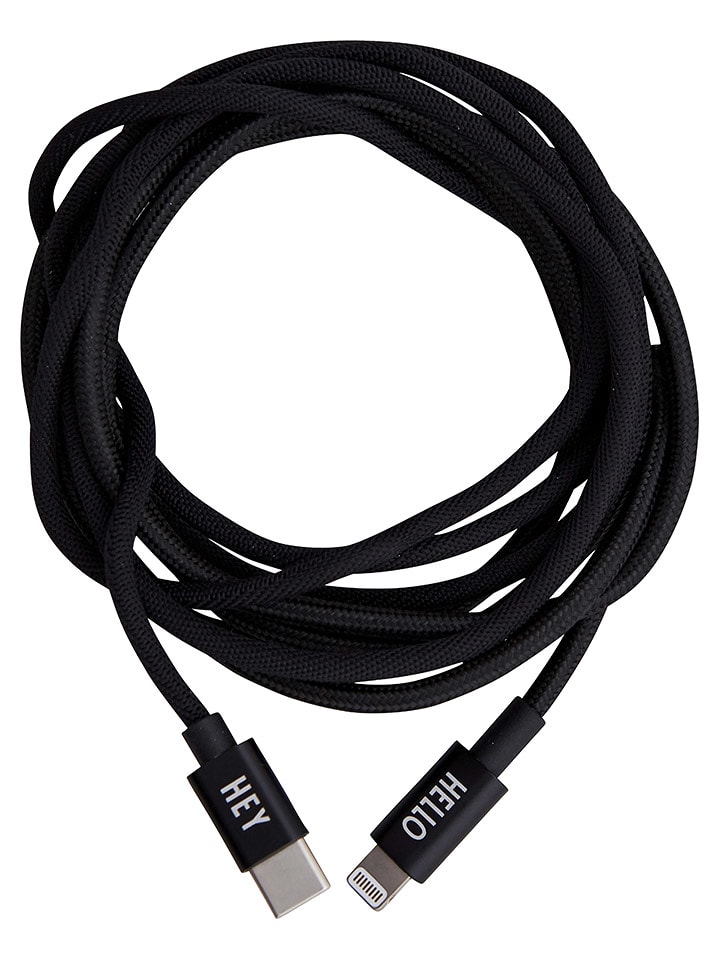 Design Letters Lightning-Ladekabel in Schwarz - (L)185 cm - 75% | Technikzubehoer