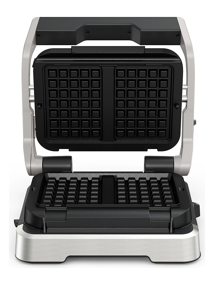 Tefal Waffelplatte "Optigrill Xin1 - XA730810" in Schwarz/ Silber - 37% | Kuechengeraete