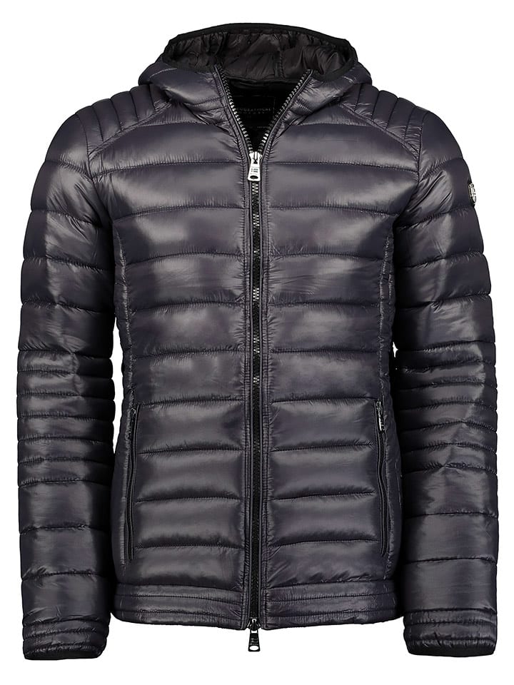 Geographical Norway Steppjacke "Abou" in Anthrazit - 73% | Größe XXL | Herrenjacken