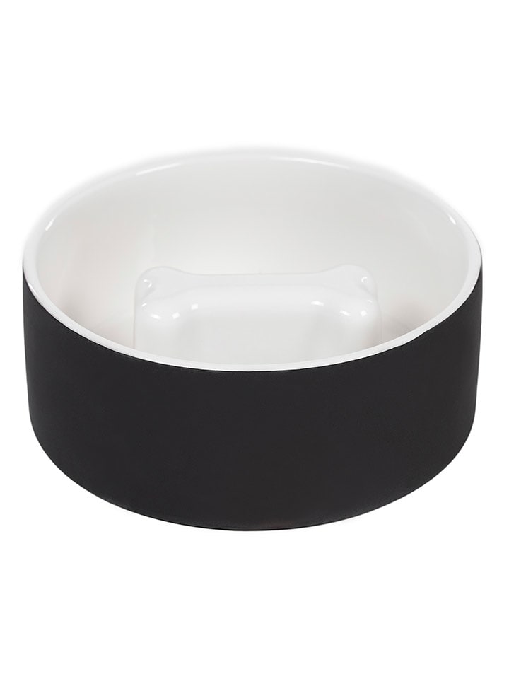 Paikka Hundeschüssel "Slow Feed" in Schwarz - Ø20 cm - onesize