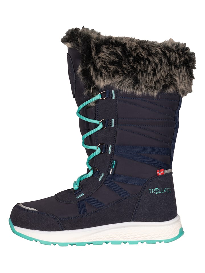 Trollkids Winterstiefel "Hemsedal Winter Boots XT" in Dunkelblau - 37% | Größe 39 | Kinderstiefel