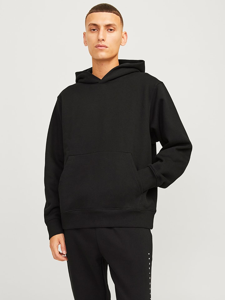 Jack & Jones Hoodie "Eurban" in Schwarz - 54% | Größe XL | Herren-sweatshirts-jacken