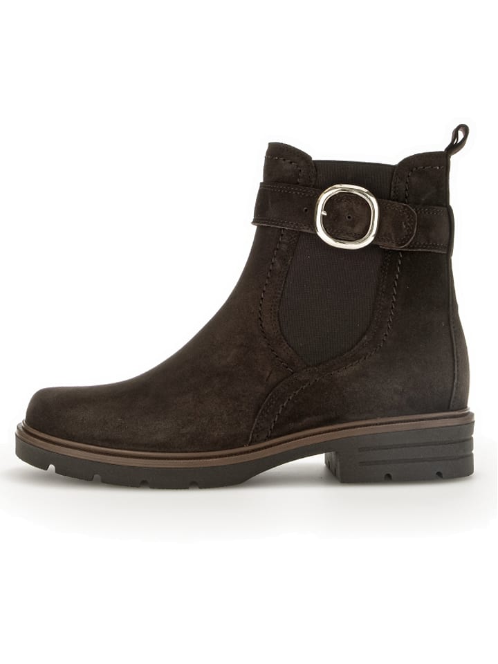 Gabor Leder-Boots in Braun - 62% | Größe 38 | Stiefeletten