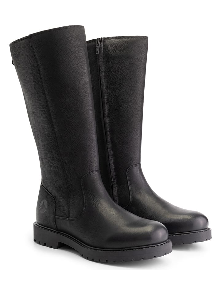 TRAVELIN' Leder-Stiefel "Brusand" in Schwarz - 52% | Größe 37 | Damen-stiefel