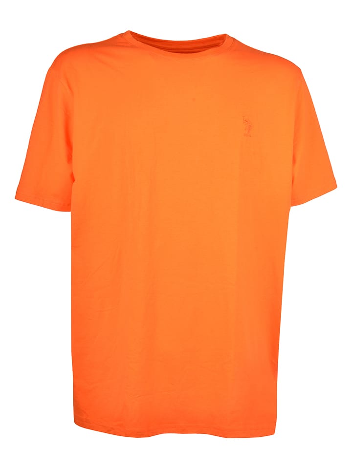 U.S. Polo Assn. Shirt in Orange - 39% | Größe XL | Herren-plussize