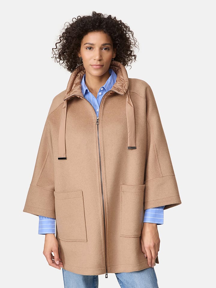 EDITION Cape in Hellbraun - 75% | Größe 48 | Damenjacken