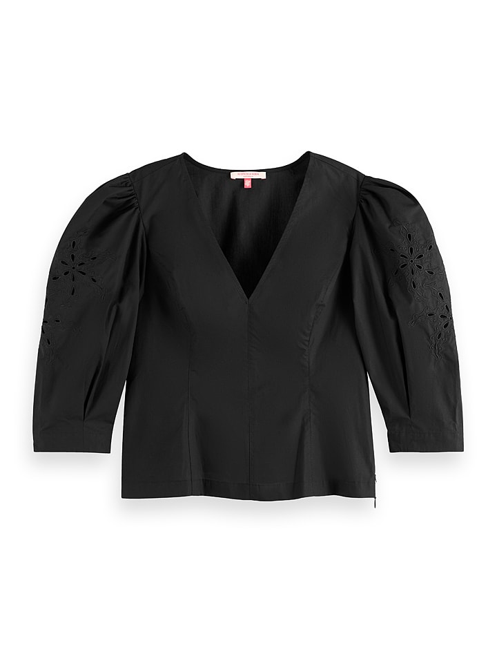 Scotch & Soda Bluse in Schwarz - 75% | Größe 38 | Damen-blusen