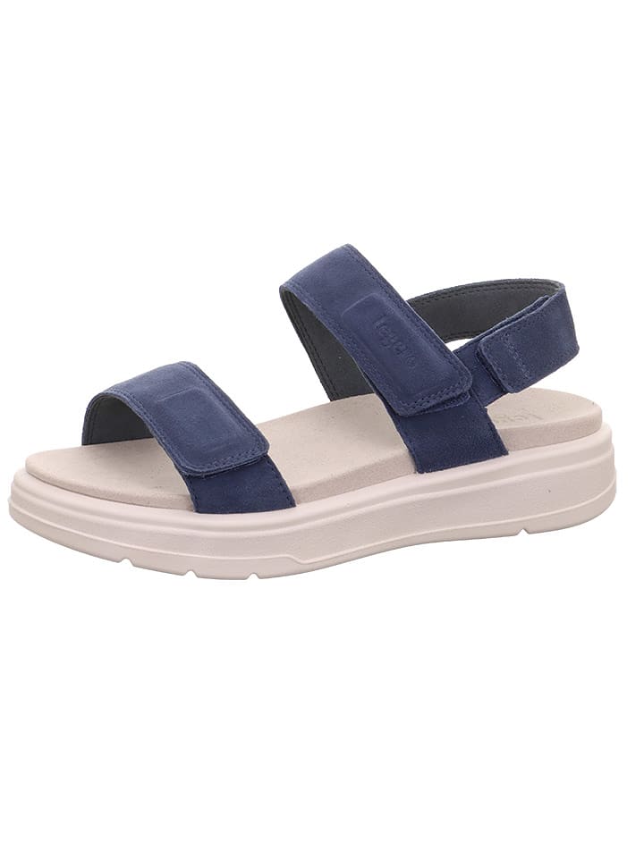 Legero Leder-Sandalen "Sunwalker" in Dunkelblau - 36% | Größe 39 | Damen-sandalen