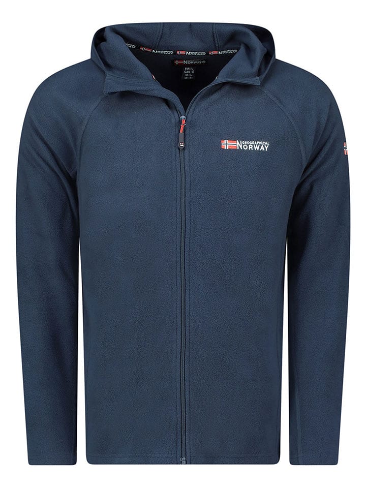 Geographical Norway Fleecejacke "Tugood" in Dunkelblau - 64% | Größe XL | Herren-pullover-sport