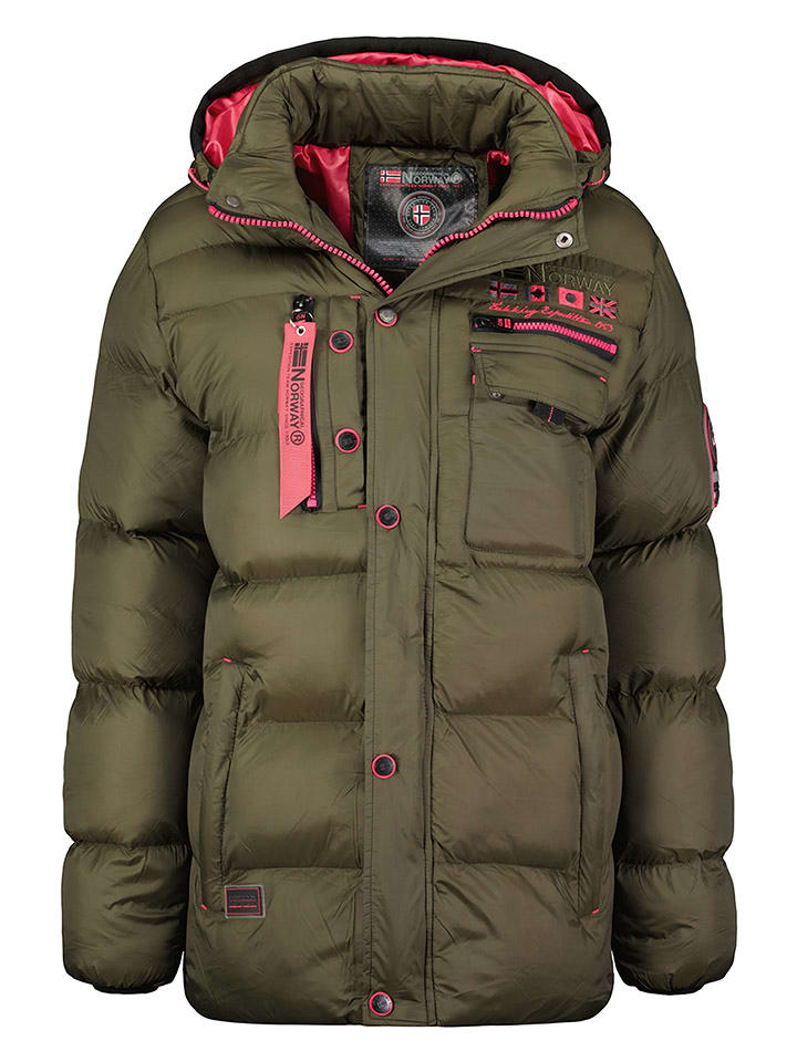 Geographical Norway Steppjacke "Citernier" in Khaki - 75% | Größe XXL | Damenjacken