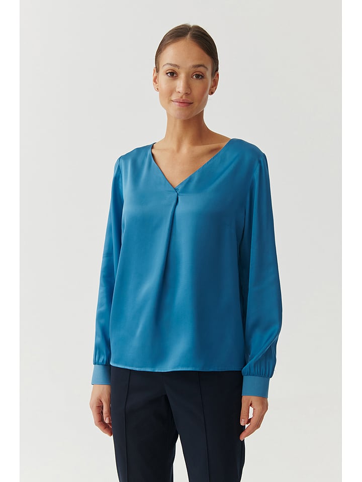 TATUUM Bluse "Sandrika" in Blau - 73% | Größe 38 | Damen-blusen