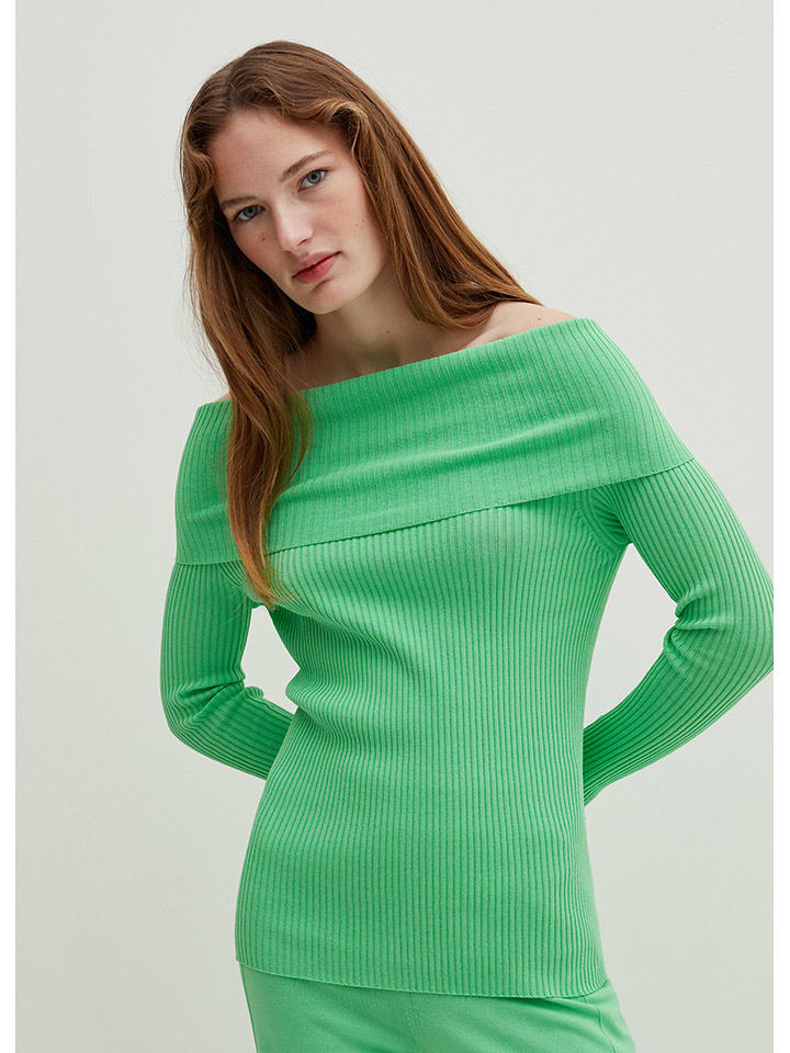 STEFANEL Longsleeve in Grün - 87% | Größe M | Damen-tops