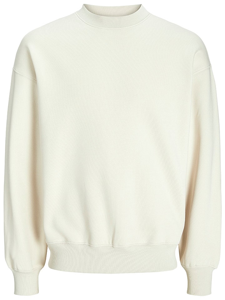 Jack & Jones Sweatshirt "Urban" in Creme - 60% | Größe XXL | Herren-plussize