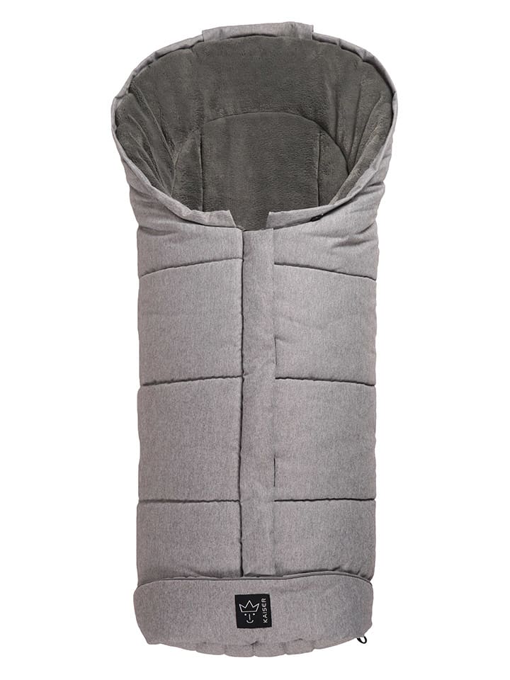 Kaiser Naturfellprodukte Thermo-Fußsack "Jooy" in Hellgrau - (L)105 x (B)45 cm - 36% | Baby-fusssaecke