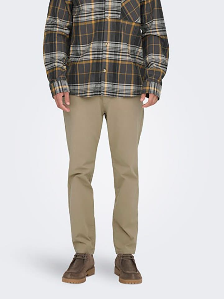 ONLY & SONS Chino in Beige - 66% | Größe W31/L32 | Herrenhosen