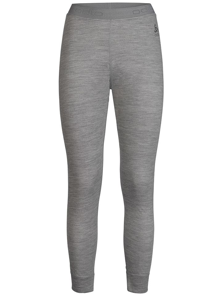Odlo Woll-Funktionsunterhose "Merino 200" in Grau - 50% | Größe S | Damen-sportunterwaesche