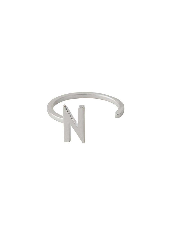 Design Letters Silber-Ring "N" - 20% | Herren-schmuck