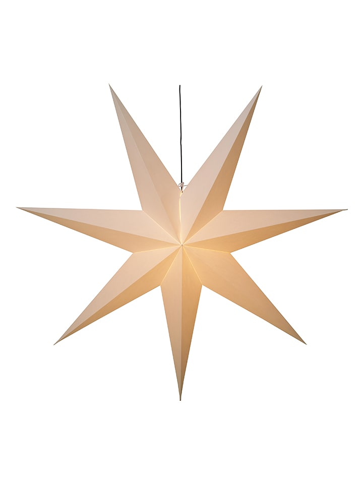 STAR Trading Papierstern "Frozen" in Weiß - Ø 140 cm - 49% | Lichterketten-dekobeleuchtung