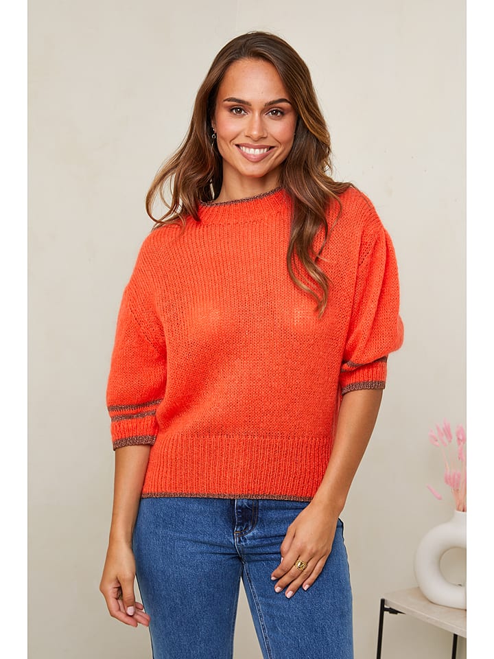 L'armoire de Suzette Pullover in Orange - 69% | Größe 36/38 | Damen-pullover-cardigans