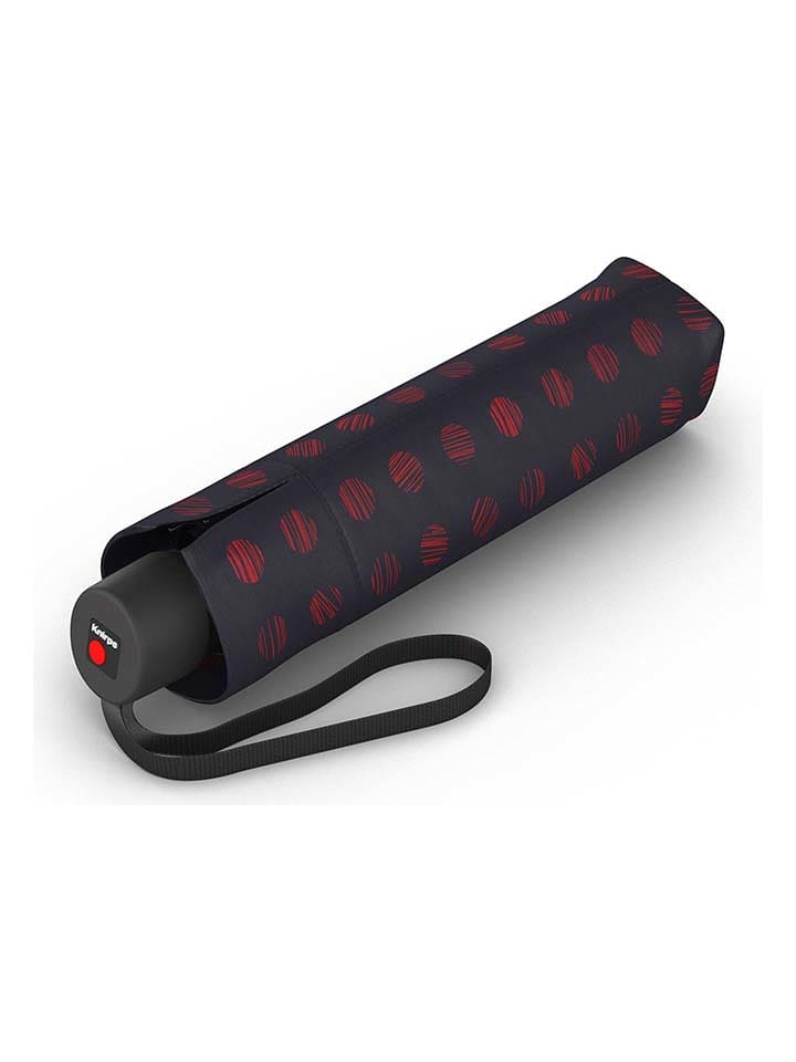 Knirps Taschenschirm in Schwarz/ Rot - 36% | Damen-regenschirme