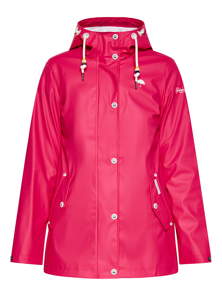 Schmuddelwedda Regenjacke in Pink - 58% | Größe XL | Damen-outdoorjacken