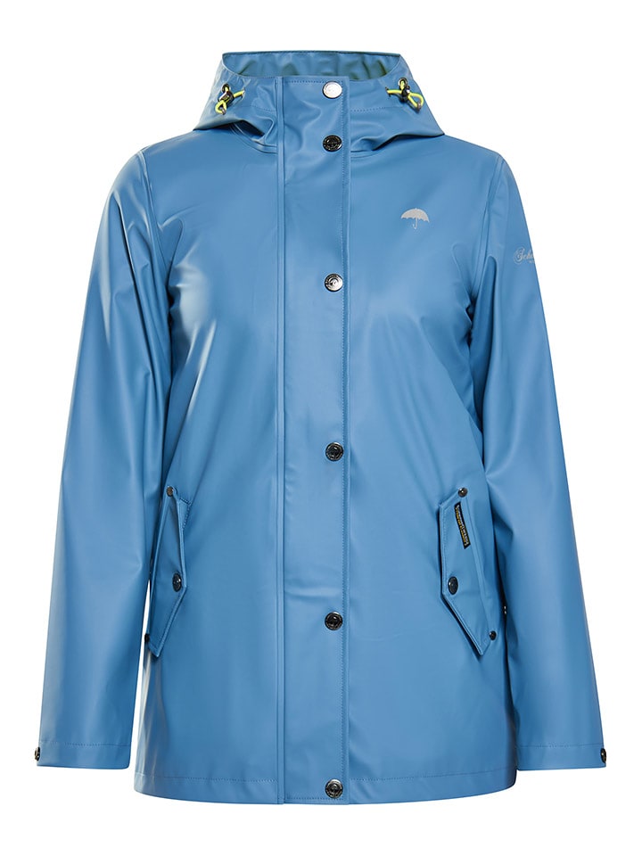 Schmuddelwedda Regenjacke in Blau - 76% | Größe XXL | Damen-outdoorjacken