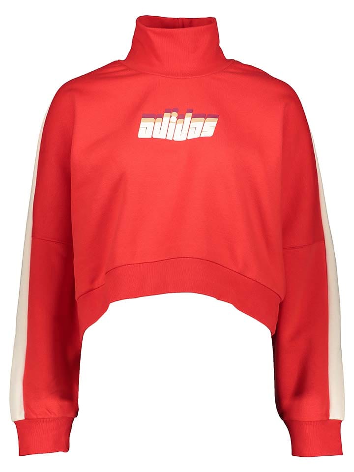 adidas Sweatshirt in Rot - 76% | Größe 42 | Damen-sweatshirts-jacken