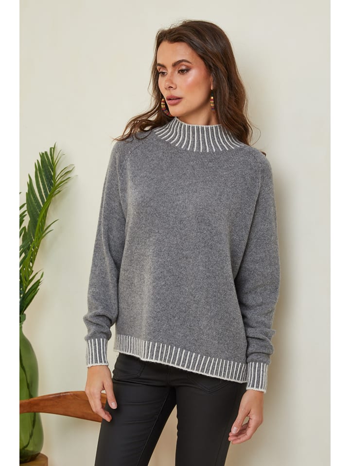 Joséfine Pullover "Csepreg" in Grau - 79% | Größe M | Damen-pullover-cardigans
