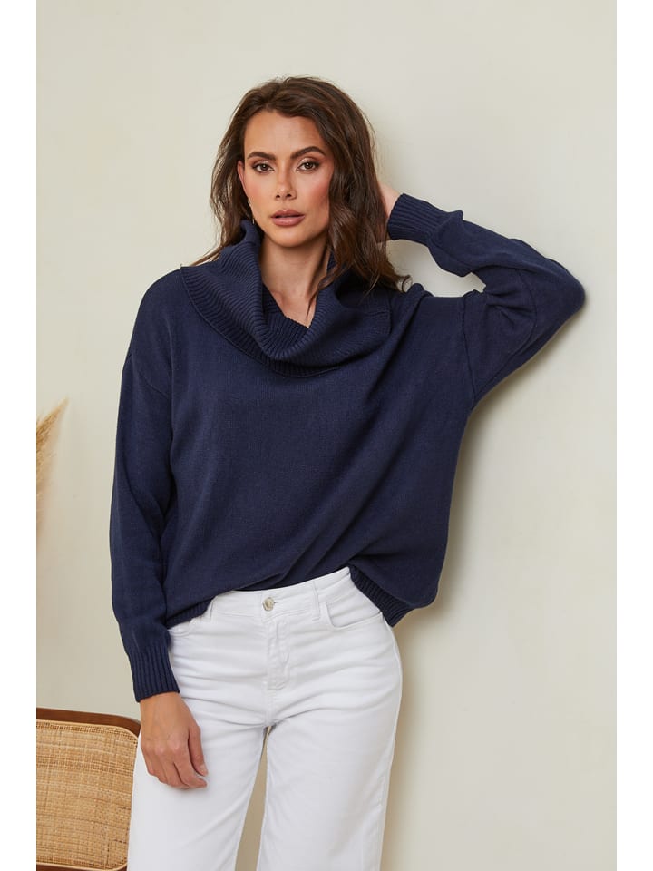 Joséfine Pullover "Kaba" in Dunkelblau - 79% | Größe XL | Damen-pullover-cardigans
