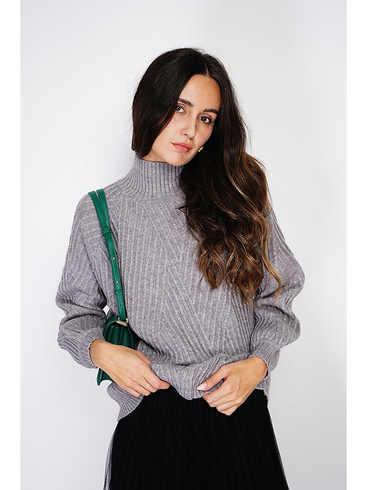 C& Jo Pullover in Grau - 79% | Größe 40 | Damen-pullover-cardigans