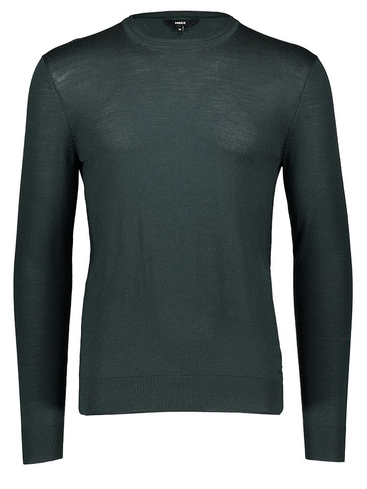 Mexx Pullover in Dunkelgrün - 69% | Größe S | Herren-plussize