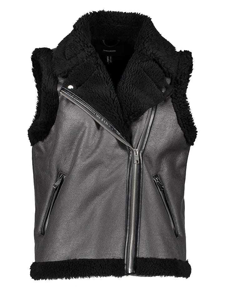 Vero Moda Weste "PL 100" in Schwarz - 71% | Größe M | Damenjacken