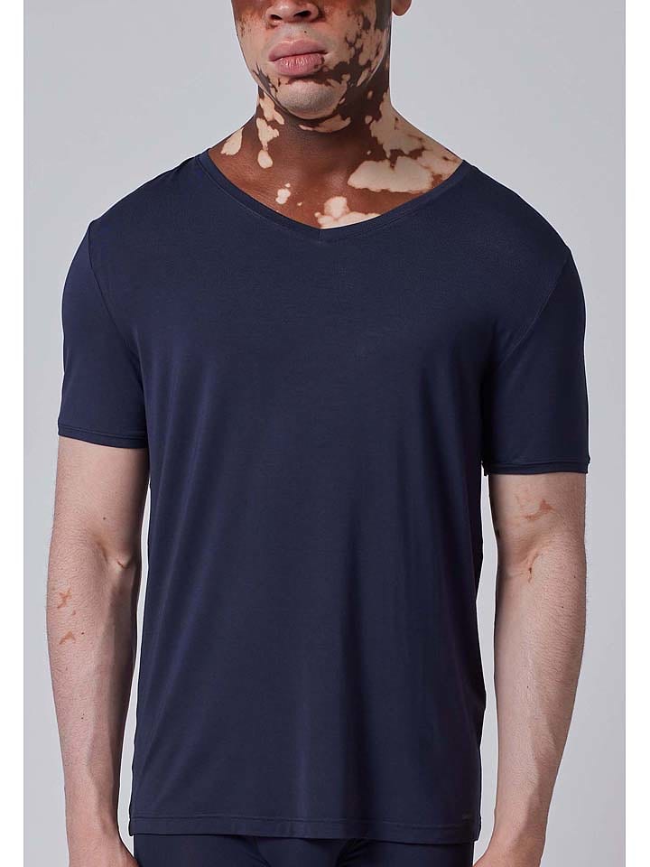 Skiny Pyjama-Oberteil in Dunkelblau - 57% | Größe L | Herren-waesche