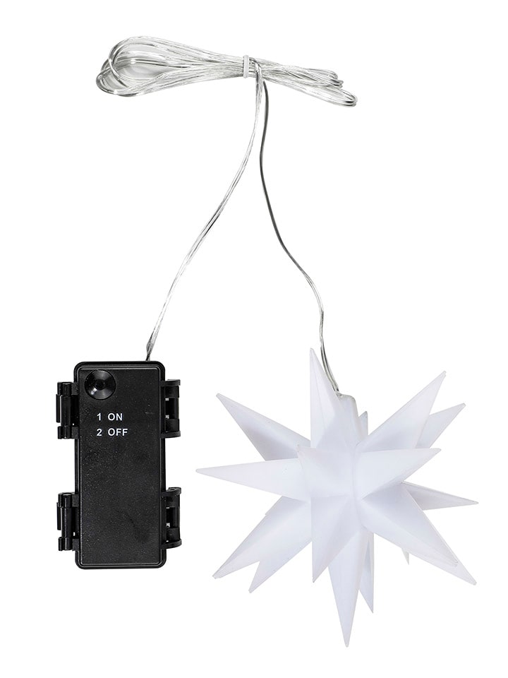 Profiline LED-Dekoleuchte "Star" in Weiß - Ø 12 cm - 22% | Lichterketten-dekobeleuchtung