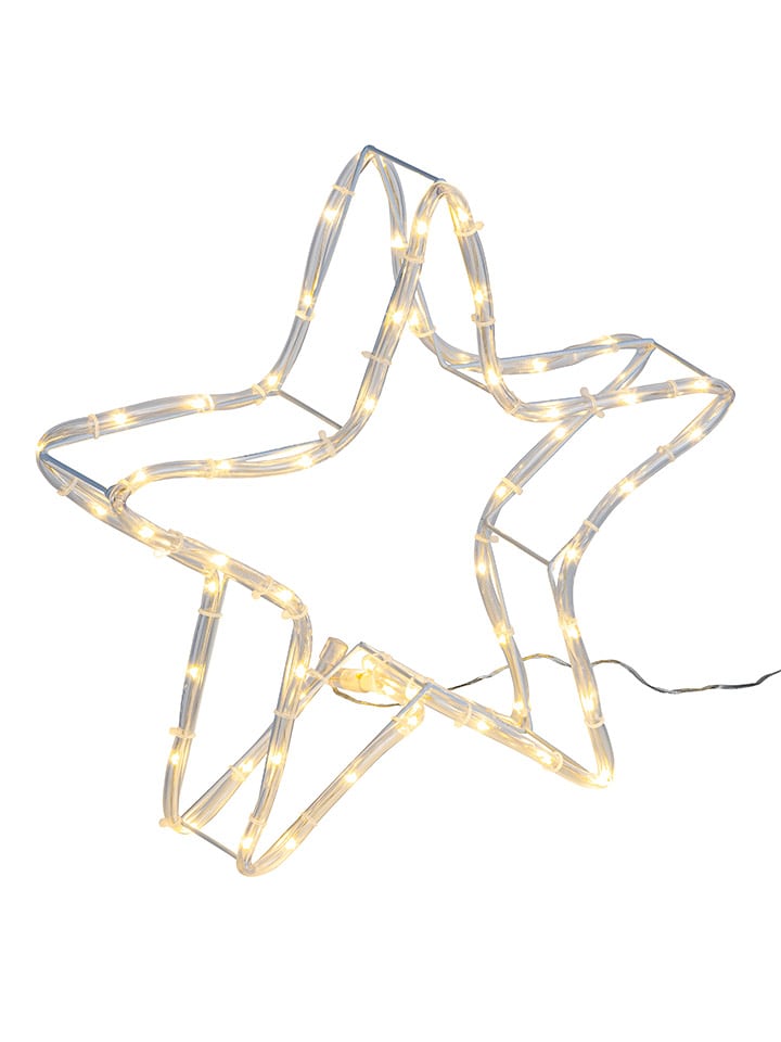 Profiline LED-Dekoleuchte "Star" in Weiß - (B)40 x (H)38 cm - 30% | Lichterketten-dekobeleuchtung