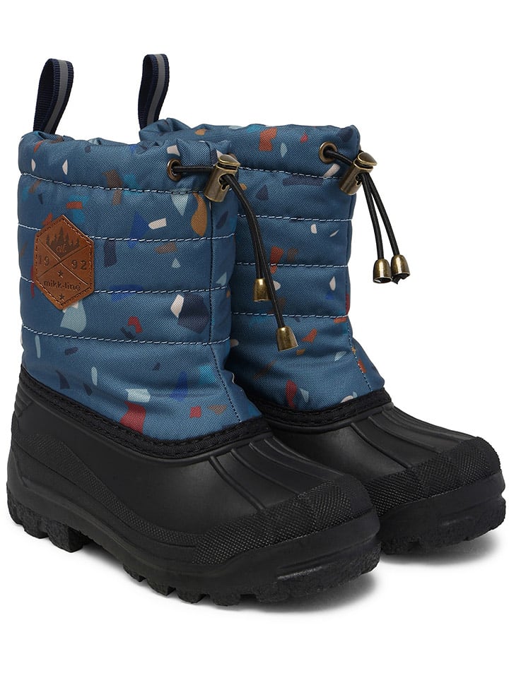 mikk-line Winterboots in Schwarz/ Blau - 54% | Größe 32 | Baby-stiefel-boots