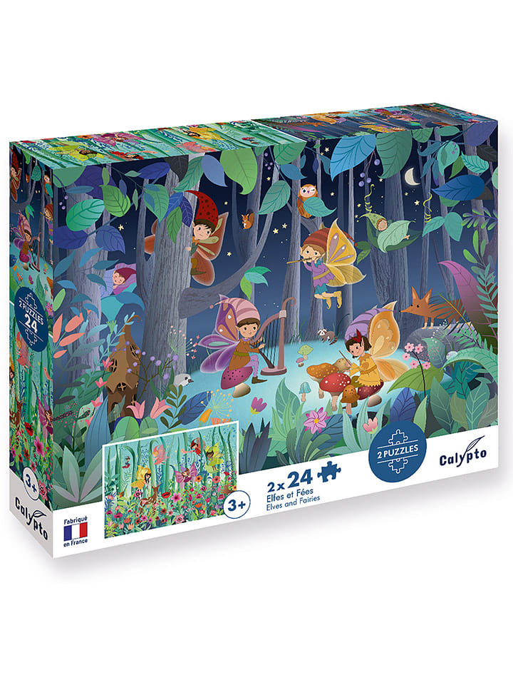 Calypto 48tlg. Puzzle "Elfen und Feen" - ab 3 Jahren - 15% | Gesellschaftsspiele