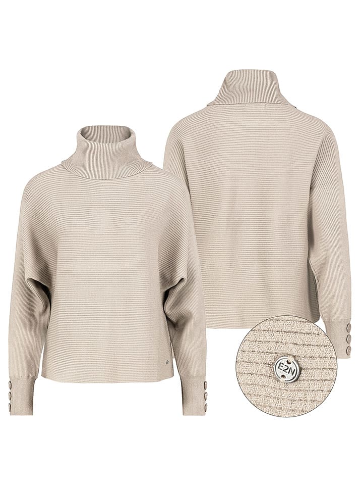 Eight2Nine Rollkragenpullover in Beige - 66% | Größe L | Damen-pullover-cardigans