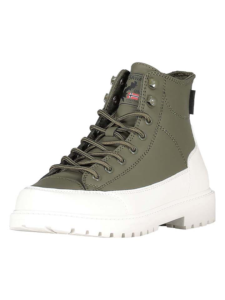Geographical Norway Boots "Opallad" in Khaki - 78% | Größe 37 | Damen-stiefel