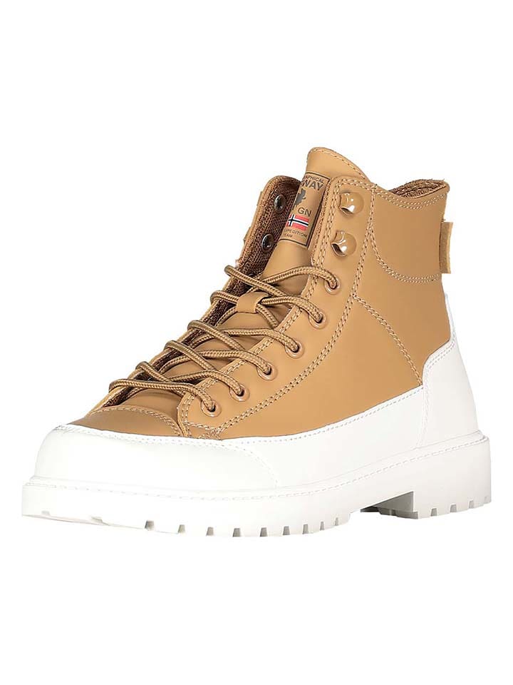 Geographical Norway Boots "Opallad" in Hellbraun - 79% | Größe 38 | Damen-stiefel