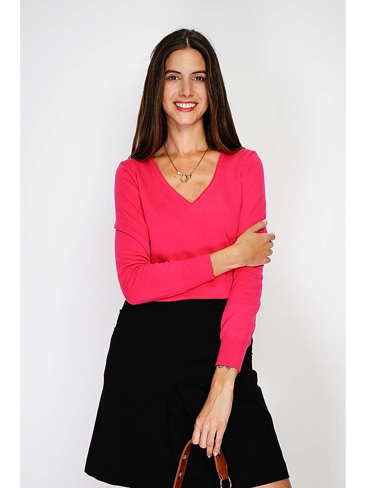 William de Faye Pullover in Pink - 71% | Größe 36 | Damen-pullover-cardigans