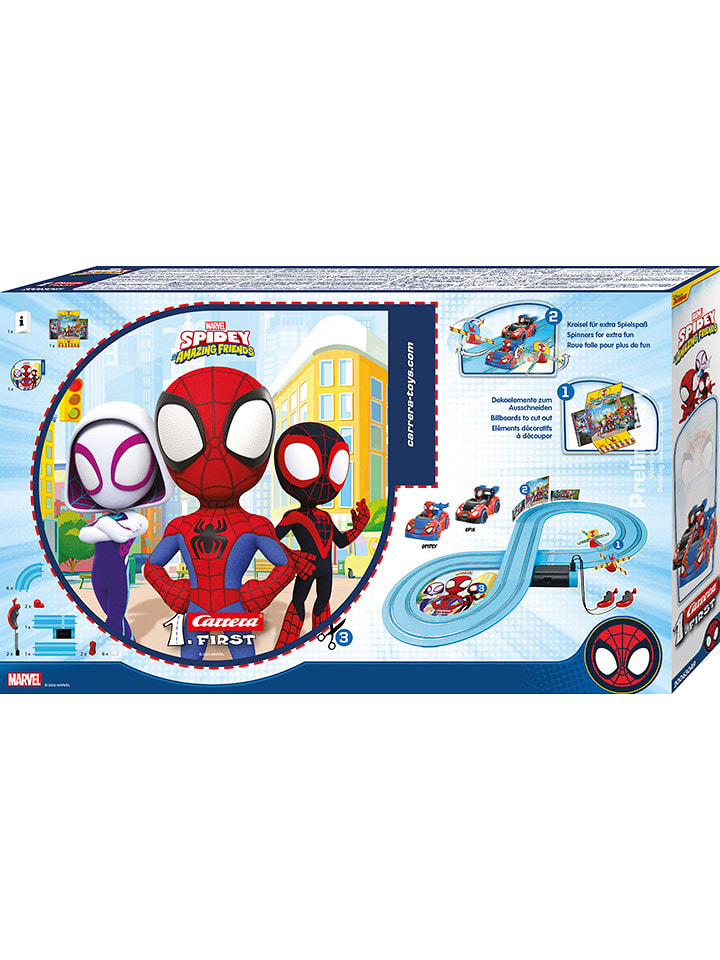 Autorennbahn "Carrera First - Spidey - It's Spidey Time!" - ab 3 Jahren - onesize