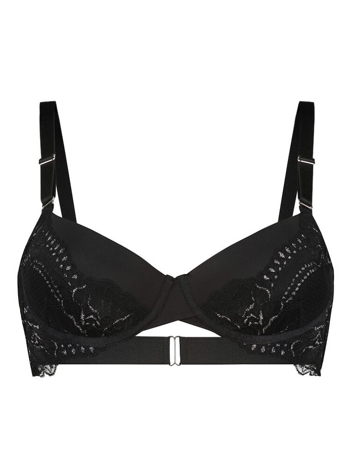 Hunkemöller Bügel-BH "Donna" in Schwarz - 76% | Größe 90F | Damen-bhs