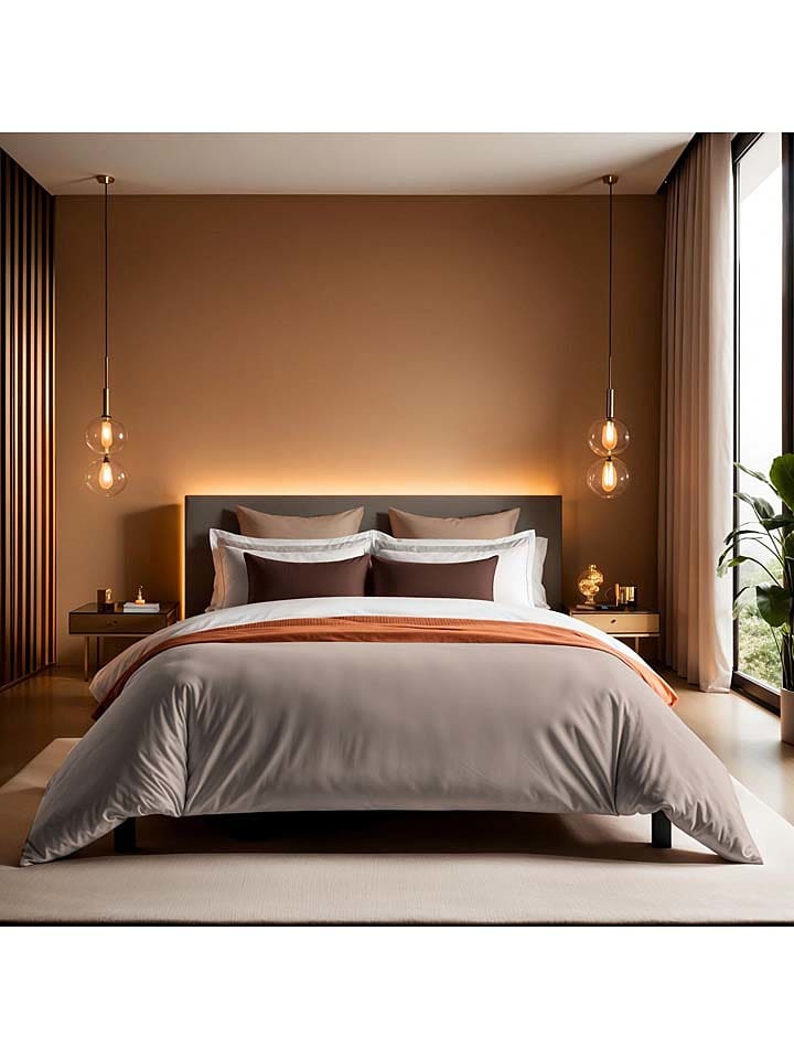 MIX&MATCH Renforcè-Bettbezug in Beige - 73% | Größe 155x220 cm | Bettwaesche-bettwaren