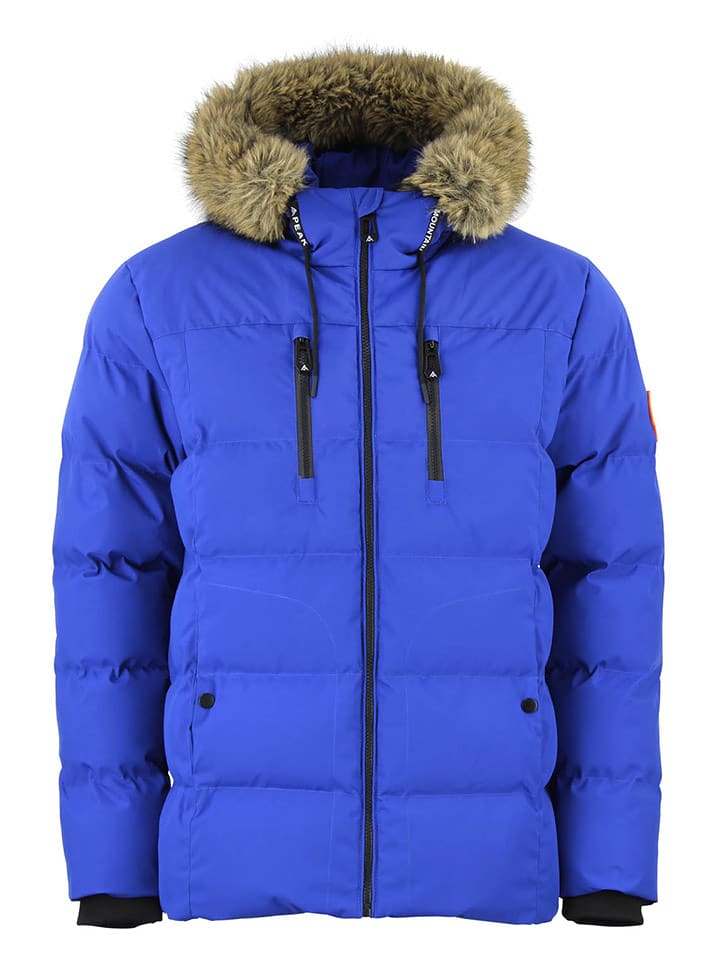 Peak Mountain Winterjacke "Canory" in Blau - 69% | Größe L | Herren-plussize