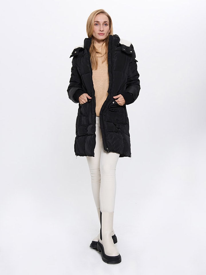 madden girl Wintermantel in Schwarz - 75% | Größe S | Damenjacken